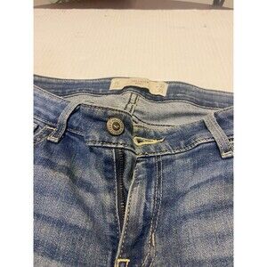 Hollister Boot  High Rise Ankle Straight Jeans 30x35 Blue